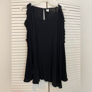 Black long sleeve top